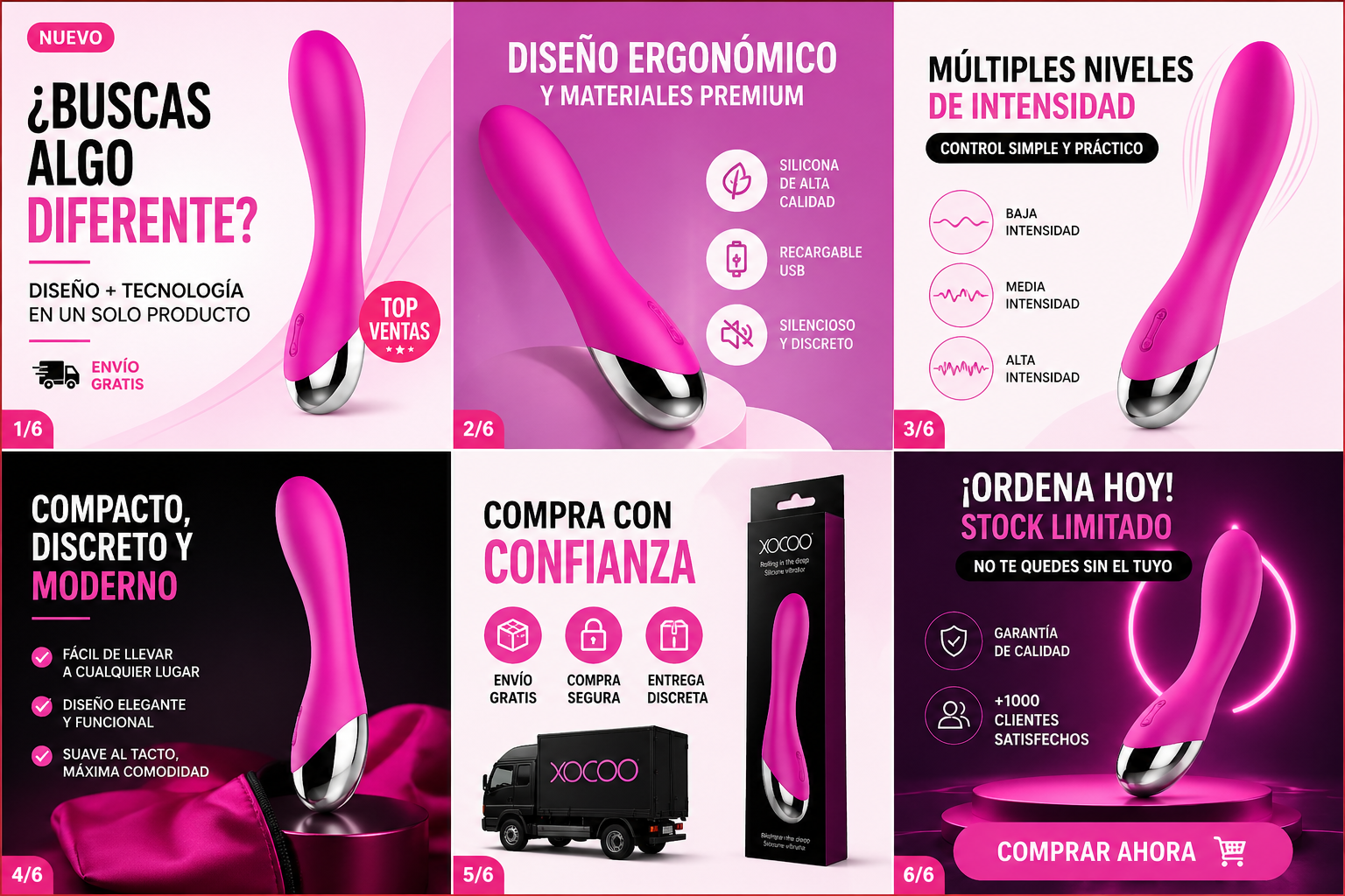 Múltiples niveles de intensidad